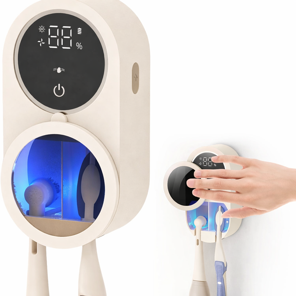 Support brosse à dents mural intelligent